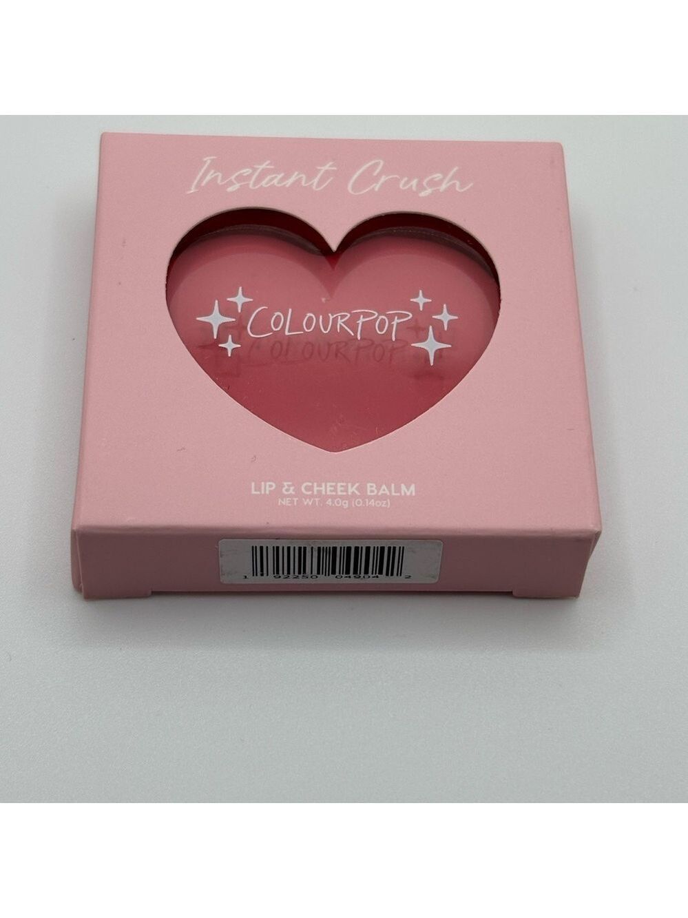 ✨5/$25✨ ColourPop Instant Crush Lip & Cheek Balm Heart Compact Pink NIB - Picture 3 of 4